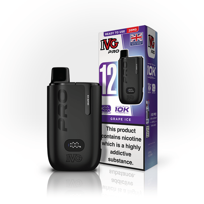 1 x Free IVG Pro 12 Prefilled Pod Kit Pack of 5 - Wholesale Price !