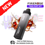 Cola Ice Elux Firerose 7K 7000 Puff Pod Kit - ukvapeworld