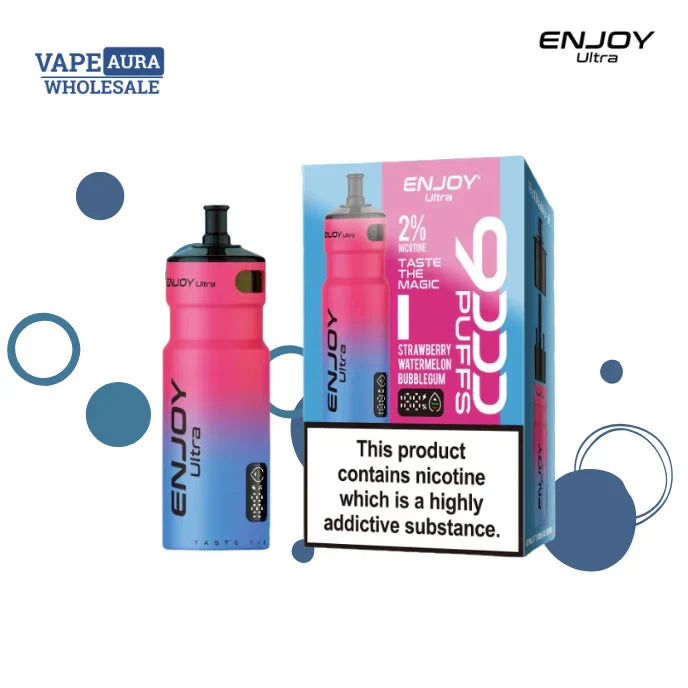 Enjoy Ultra 9000 Box of 10 – Premium Prefilled Vape at £43.99