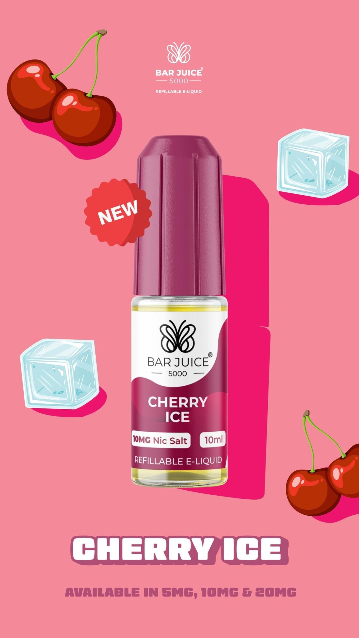 Bar Juice 5000 10ml Nic Salts E-liquids Box of 10