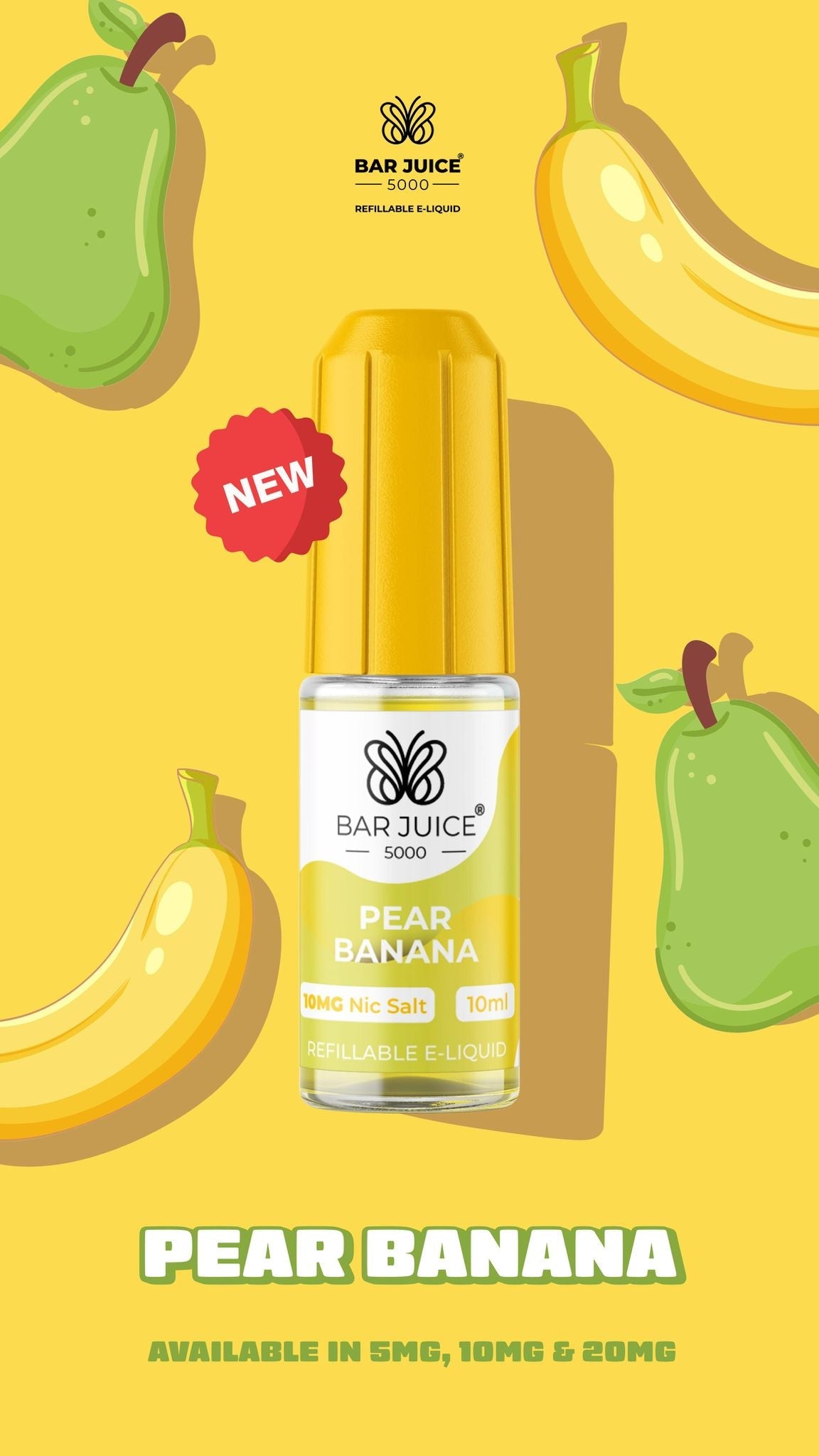 Bar Juice 5000 10ml Nic Salts E-liquids Box of 10