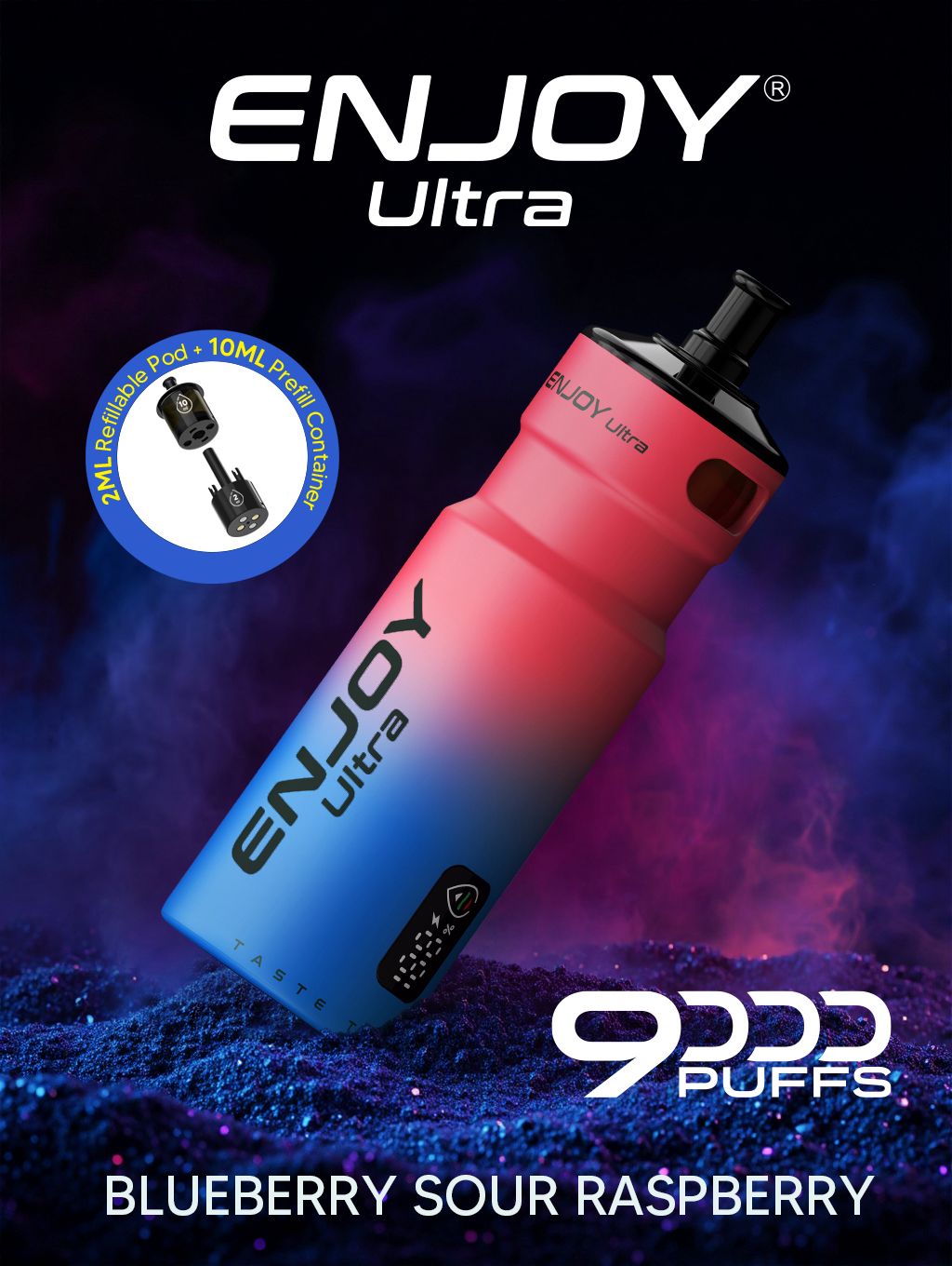 Enjoy Ultra 9000 Puffs Prefilled Pod Kit - Box of 5