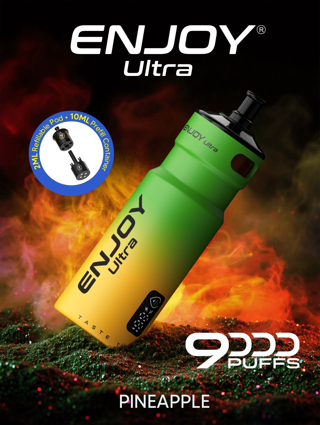 Enjoy Ultra 9000 Puffs Prefilled Pod Kit - Box of 5