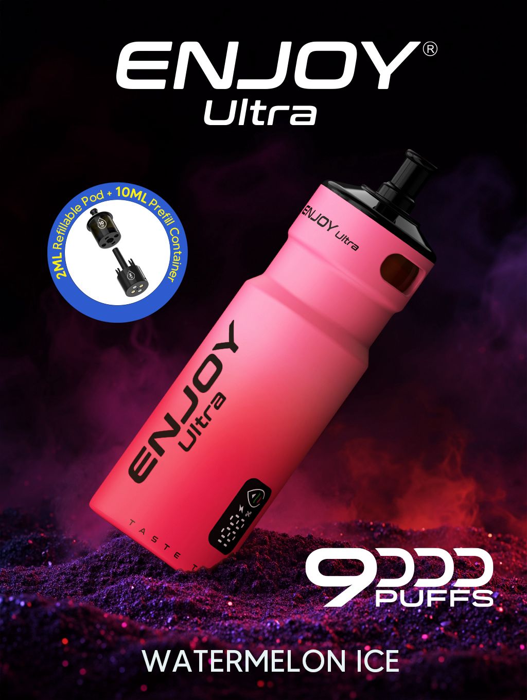 Enjoy Ultra 9000 Puffs Prefilled Pod Kit - Box of 5