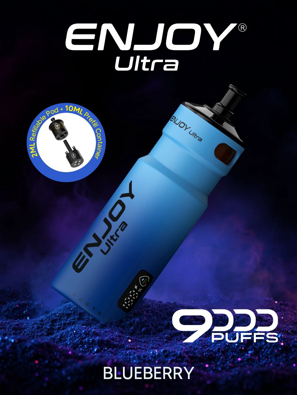 Enjoy Ultra 9000 Puffs Prefilled Pod Kit - Box of 5