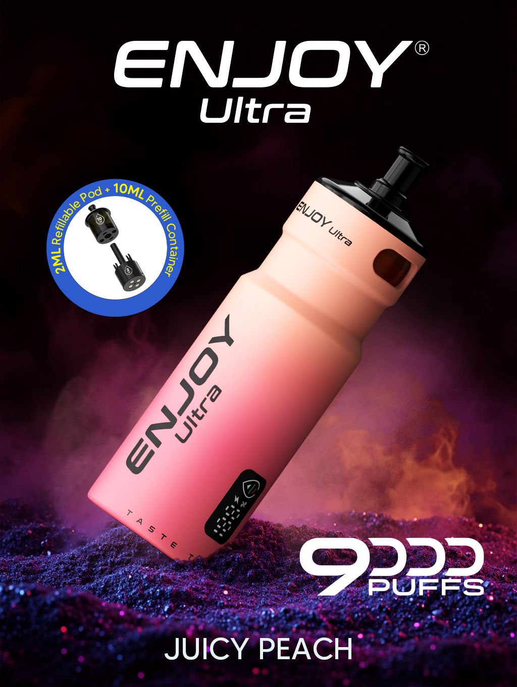 Enjoy Ultra 9000 Puffs Prefilled Pod Kit - Box of 5