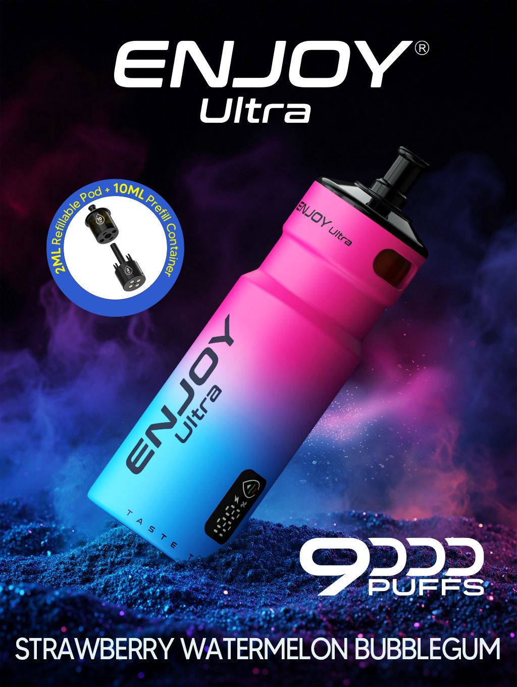 Enjoy Ultra 9000 Puffs Prefilled Pod Kit - Box of 5