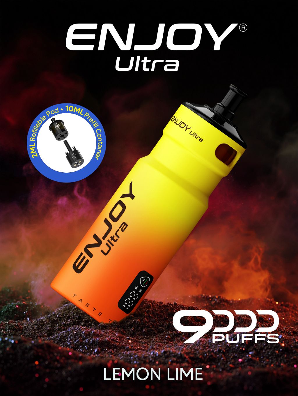 Enjoy Ultra 9000 Puffs Prefilled Pod Kit - Box of 5