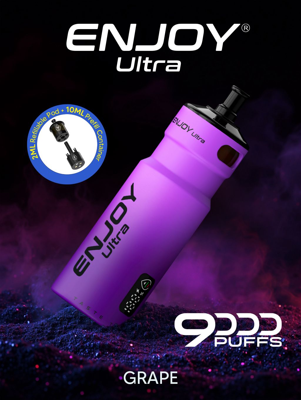 Enjoy Ultra 9000 Puffs Prefilled Pod Kit - Box of 5