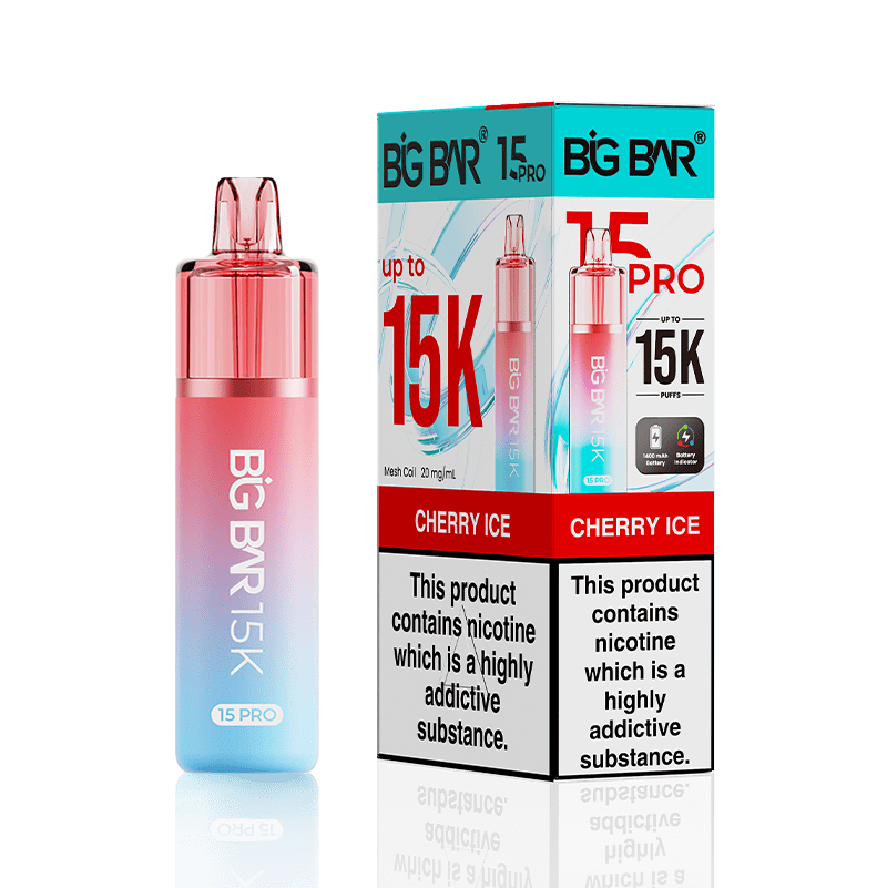 Big Bar 15000 Pro Vape Kit Box of 5 - Wholesale Price !