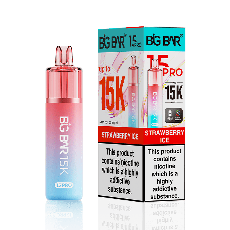 Big Bar 15000 Pro Vape Kit Box of 5 - Wholesale Price !