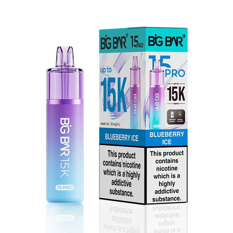 Big Bar 15000 Pro Vape Kit Box of 5 - Wholesale Price !