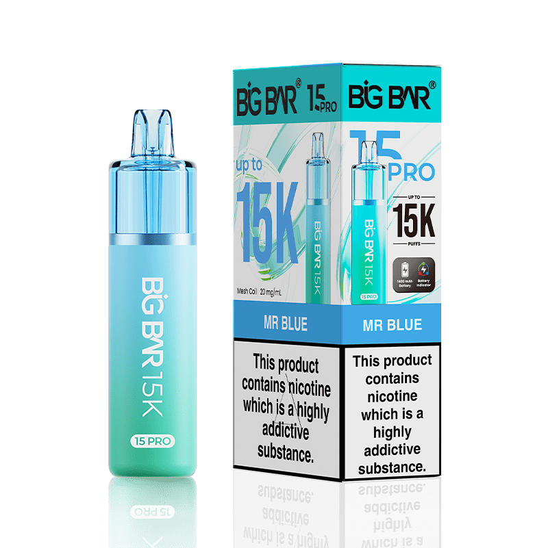 Big Bar 15000 Pro Vape Kit Box of 5 - Wholesale Price !