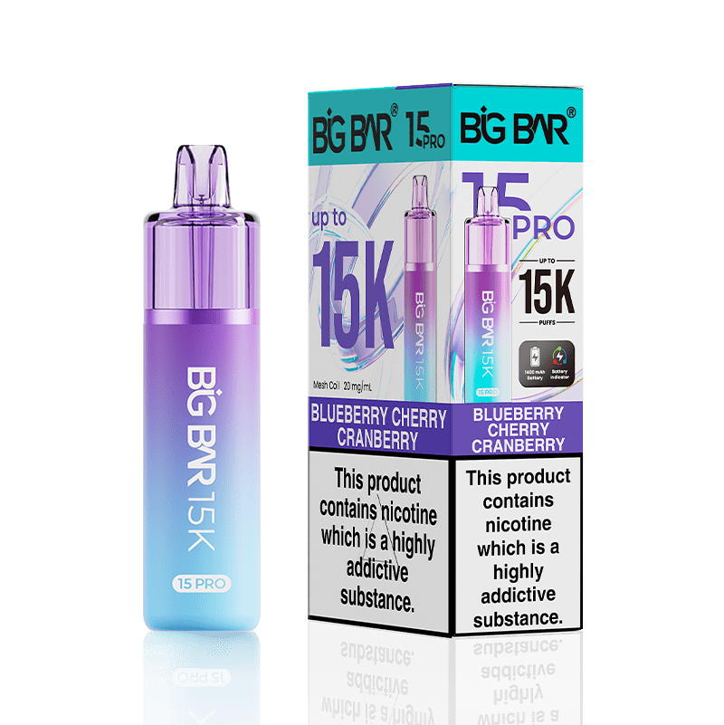 Big Bar 15000 Pro Vape Kit Box of 5 - Wholesale Price !