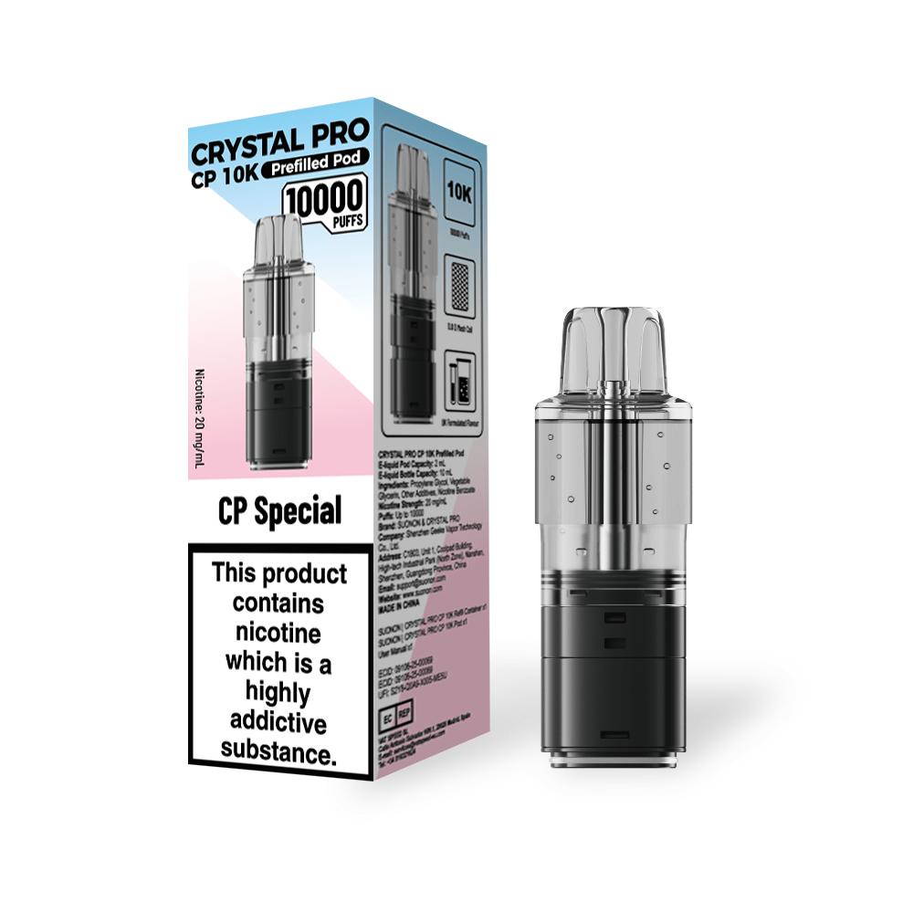 Crystal Pro CP 10k Replacement Pods Box of 5 CP Special