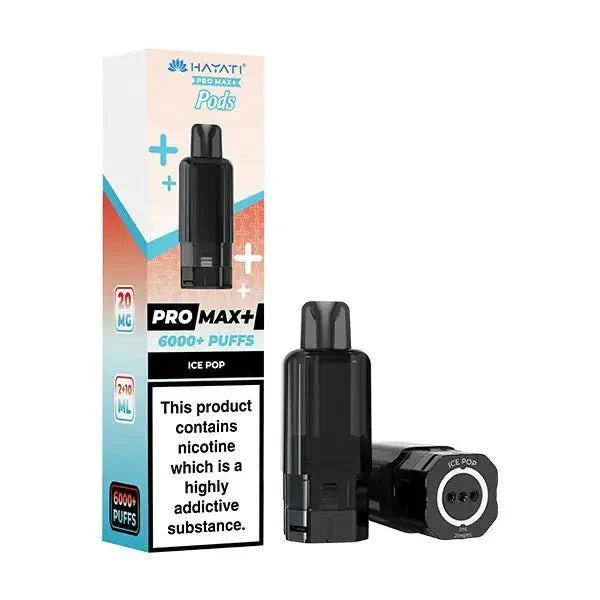 Hayati Pro Max Plus 6000 Prefilled Pods Box of 5 Ice Pop