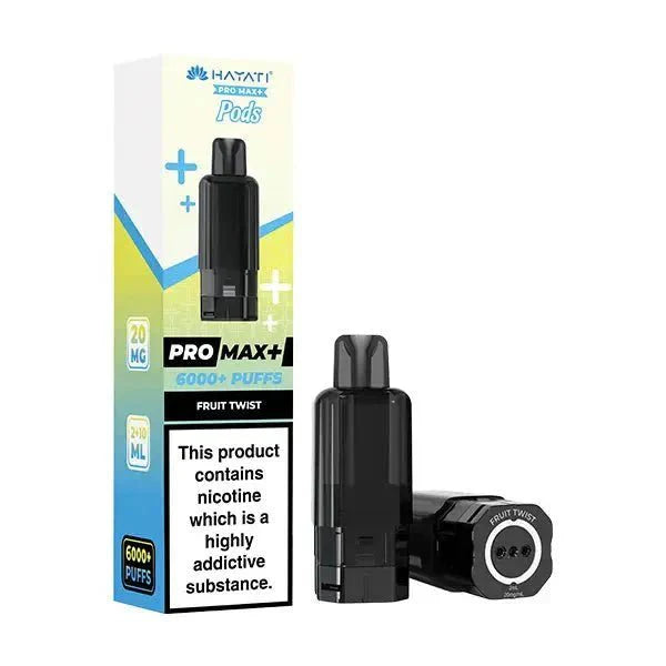 Hayati Pro Max Plus 6000 Prefilled Pods Box of 5 Fruit Twist
