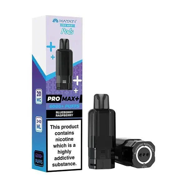 Hayati Pro Max Plus 6000 Prefilled Pods Box of 5 Blueberry Raspberry