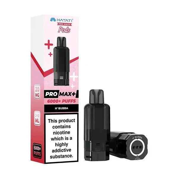 Hayati Pro Max Plus 6000 Prefilled Pods Box of 5 Hubba Bubba