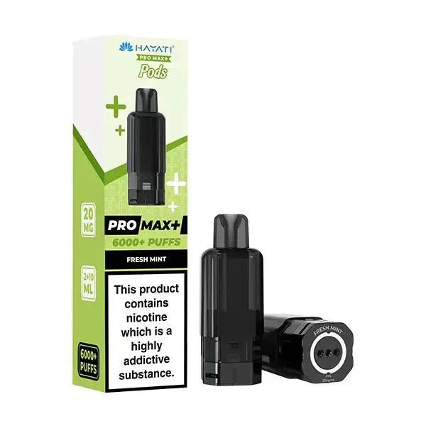 Hayati Pro Max Plus 6000 Prefilled Pods Box of 5 Fresh Mint