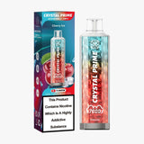 Crystal Prime 7000 Disposable Vape Box of 10 with Cherry ice flavour