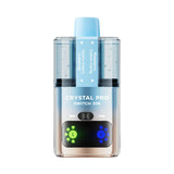 Crystal Pro Switch 30K Puffs Prefilled Pod Kit Box of 5, Raspberry Cotton Candy, Bluberry Cotton Candy Flavour