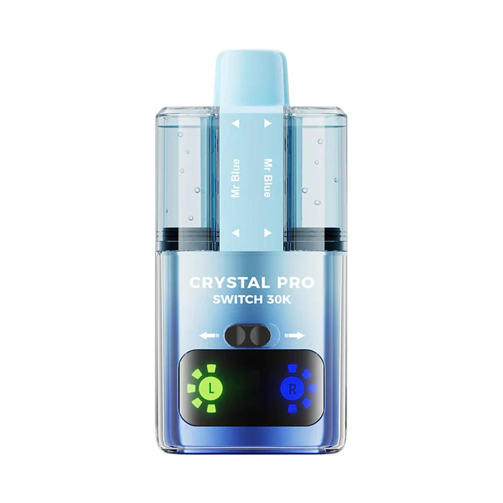 Crystal Pro Switch 30K Puffs Prefilled Pod Kit Box of 5, Mr Blue