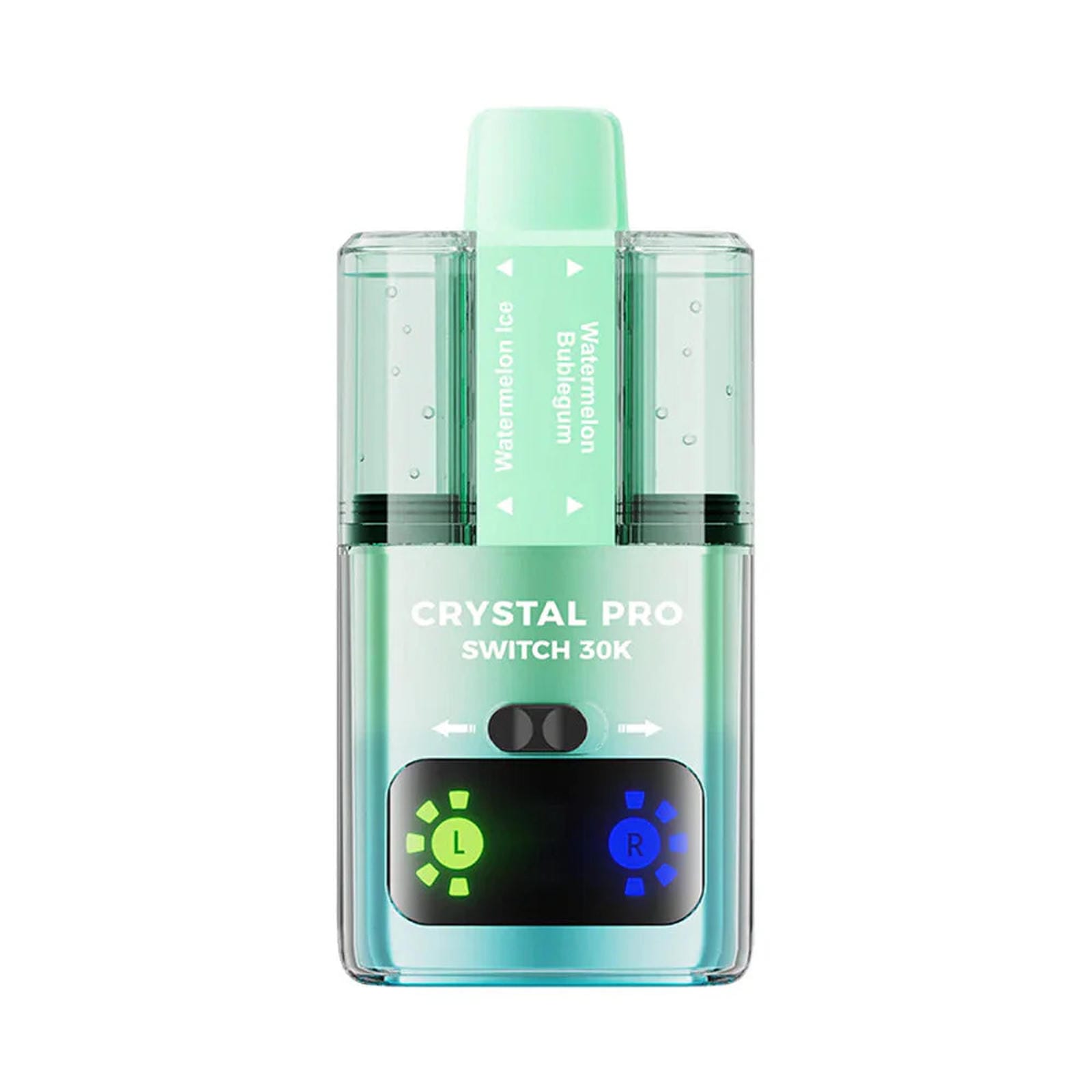 Crystal Pro Switch 30K Puffs Prefilled Pod Kit Box of 5, Watermelon Ice, Watermelon BubbleGum Flavour