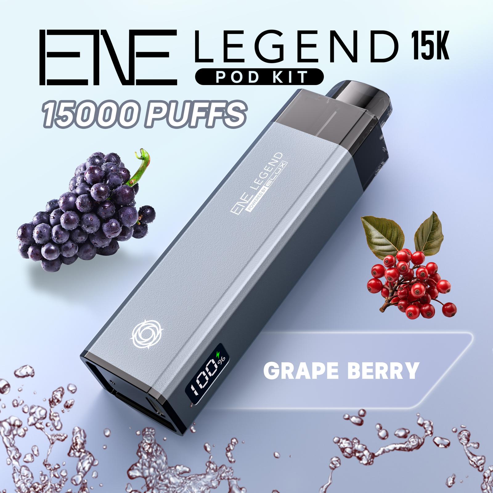 Elux ENE Legend 15k Vape Pod Kit Box of 5 - Wholesale Price !