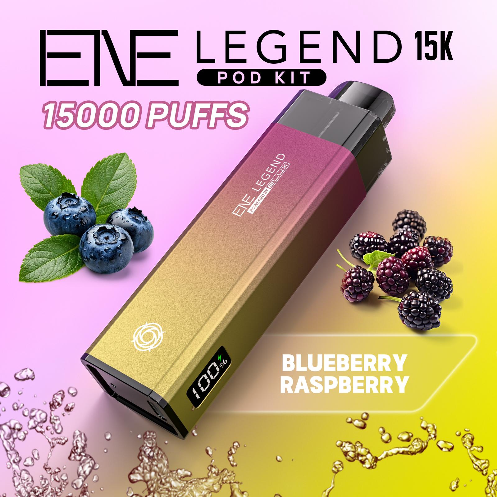 Elux ENE Legend 15k Vape Pod Kit Box of 5 - Wholesale Price !