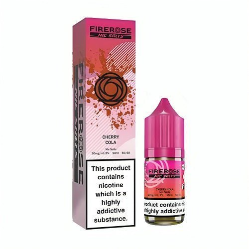 Elux Firerose 5000 10ml Nic Salts E - liquids Box of 10 Cherry Cola
