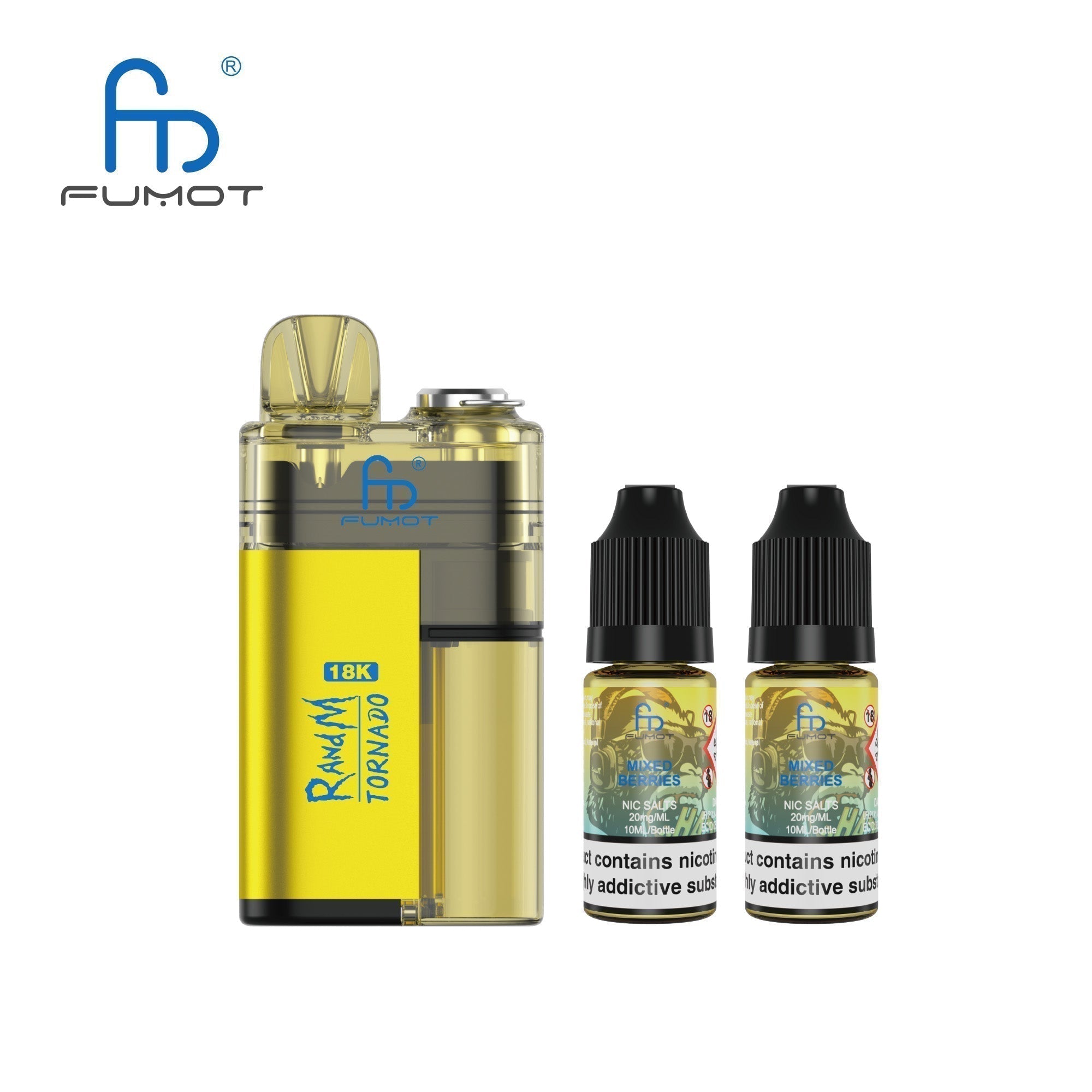 Fumot RandM Tornado 18000 Disposable Vape Box of 5 - #Simbavapeswholesale#