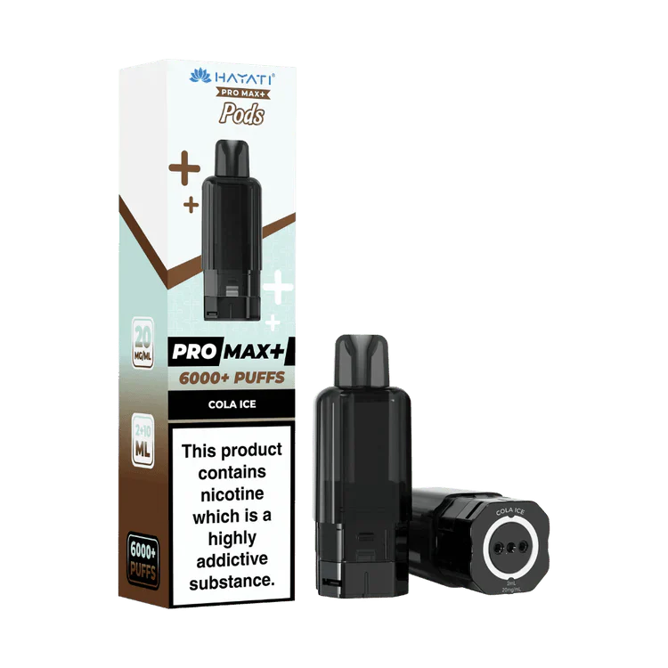 Hayati Pro Max Plus 6000 Prefilled Pods Box of 5 Cola Ice