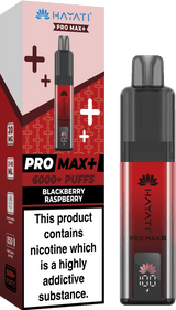 Hayati Pro Max Plus 6000 Vape Box of 5 -Blackberry Raspberry Flavour
