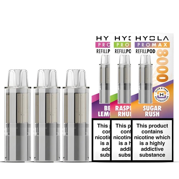 Hyola Pro Max - Hyola Pro Max 8000 Replacement Pods - (PACK OF 5) - The No1 Plug