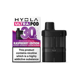 Hyola Ultra 30k Prefilled Pods Pack of 5, Raspberry Watermelon, Rhubarb Raspberry Flavour