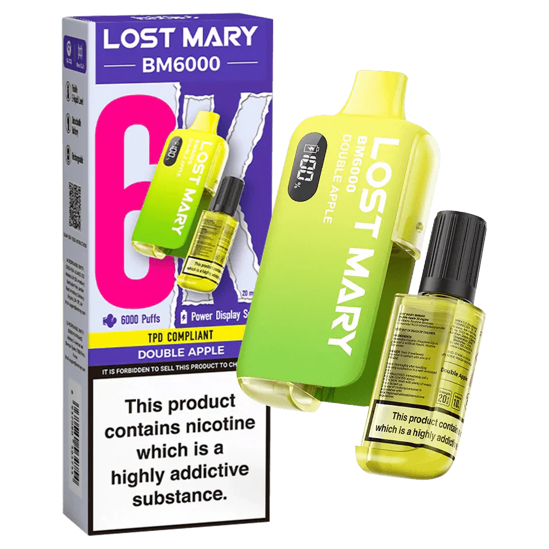 Lost Mary BM6000 Prefilled Disposable Vape Kit (Box of 5) - Lost Mary BM6000 Prefilled Disposable Vape Kit (Box of 5) - Mcr Vape Distro - Direct Vape Wholesale