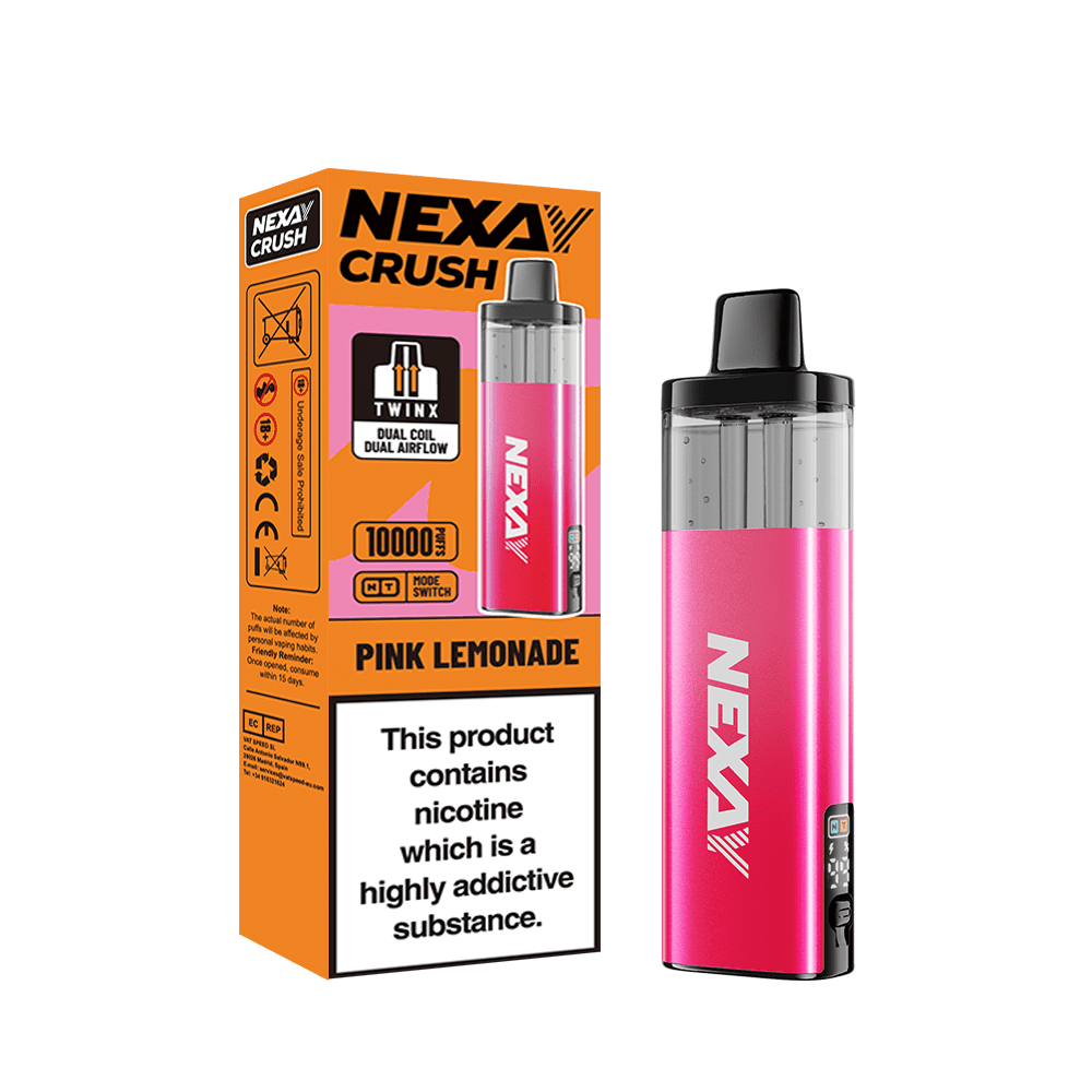 Nexay Crush 10k Vape Kit Box of 5 - Wholesale Price !