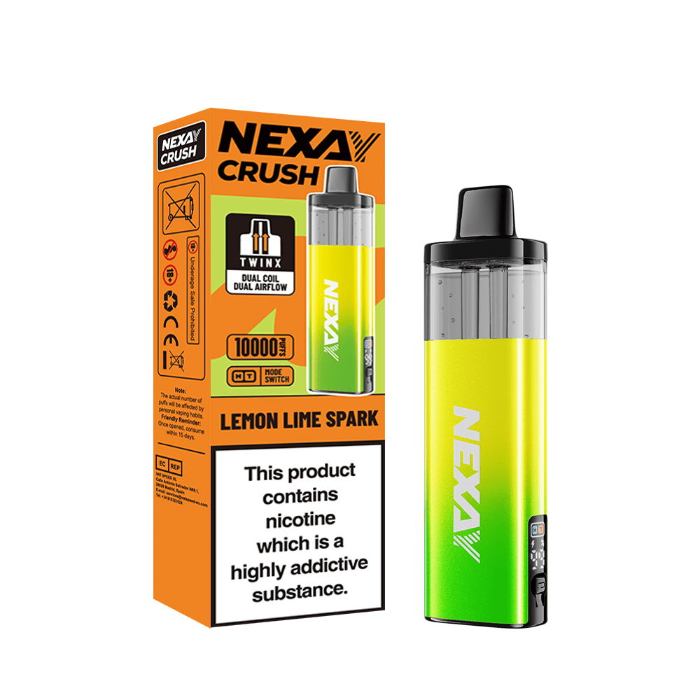 Nexay Crush 10k Vape Kit Box of 5 - Wholesale Price !
