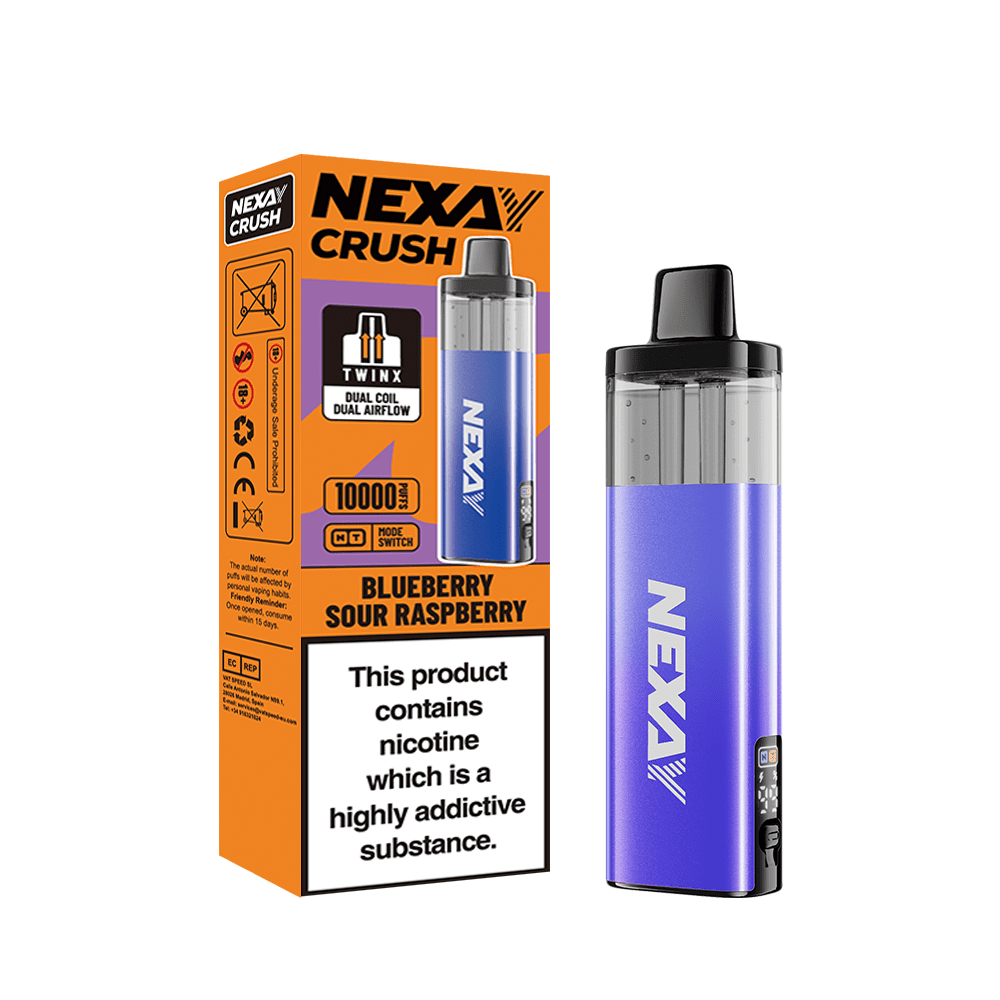 Nexay Crush 10k Vape Kit Box of 5 - Wholesale Price !