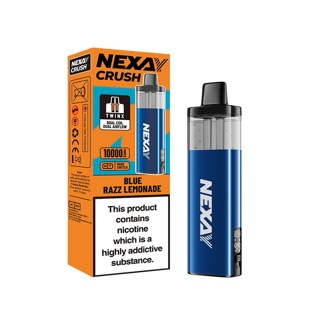 Nexay Crush 10k Vape Kit Box of 5 - Wholesale Price !