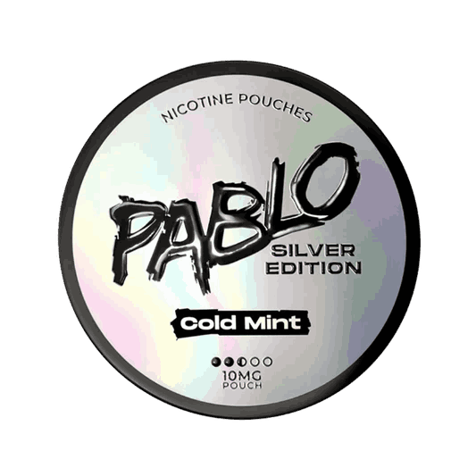 Pablo Silver Edition Nicotine 10MG Pouches with Cold MInt flavour