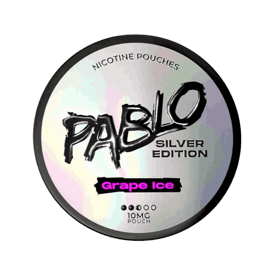 Pablo Silver Edition Nicotine 10MG Pouches with Grape Ice flavour