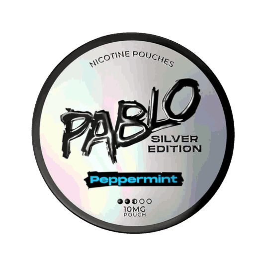 Pablo Silver Edition Nicotine 10MG Pouches with Papermint flavour