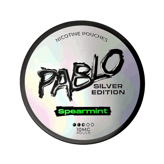 Pablo Silver Edition Nicotine 10MG Pouches with Spearmint flavour