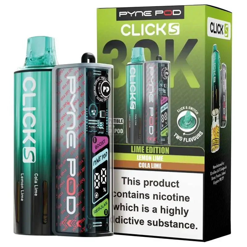 Pyne Pod Click S 30K Pod Vape Kit Pack of 5 - option1