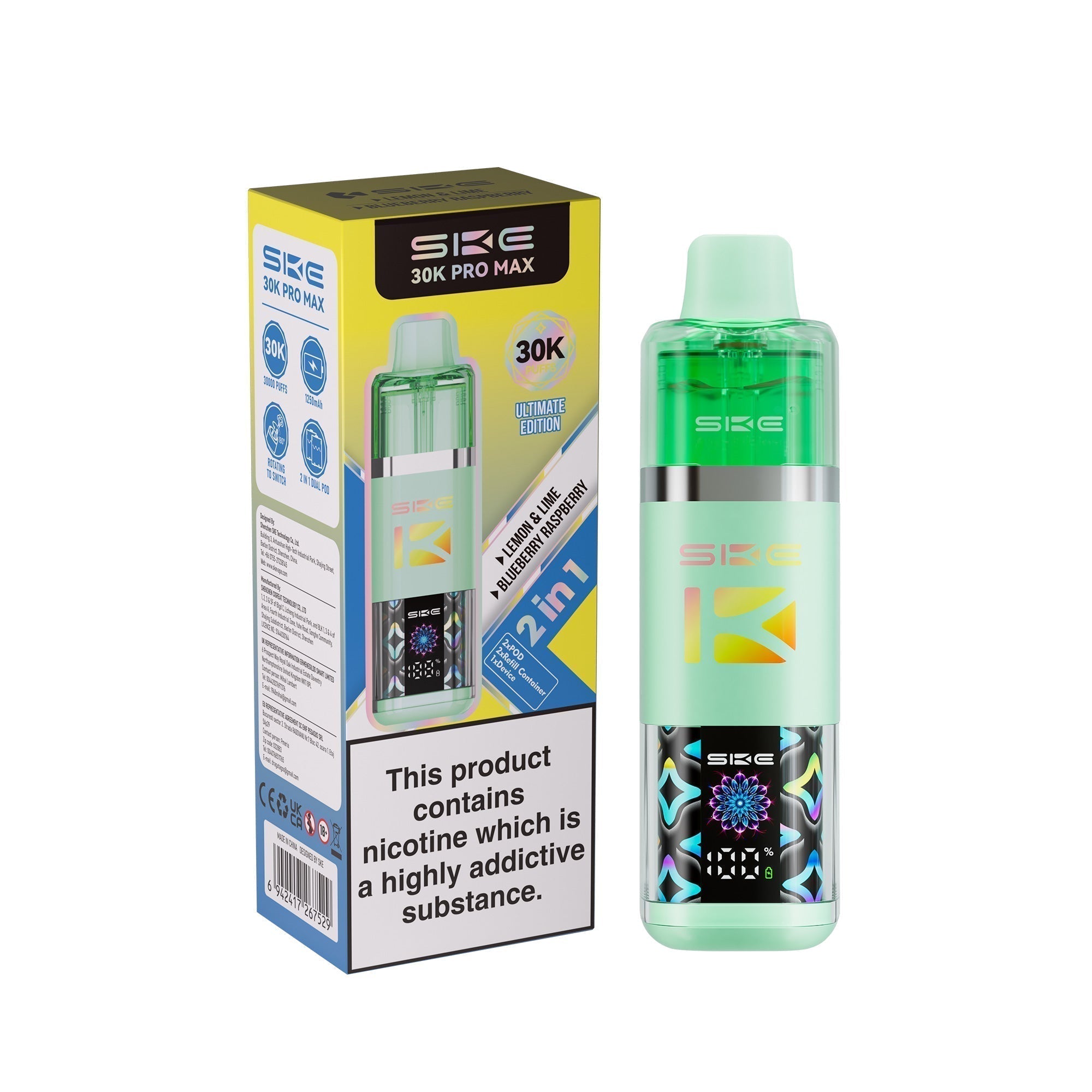 SKE 30k Pro Max Prefilled Vape Kit Box of 5 Ultimate Edition