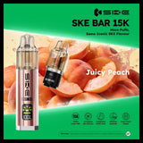 Ske Bar 15k Prefilled Pod Vape Kit - Pack of 5 Juicy Peach *New*