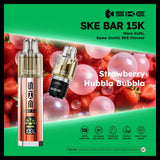 Ske Bar 15k Prefilled Pod Vape Kit - Pack of 5 Strawberry Hubbla Bubbla *New*