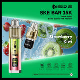 Ske Bar 15k Prefilled Pod Vape Kit - Pack of 5 Strawberry Kiwi *New*
